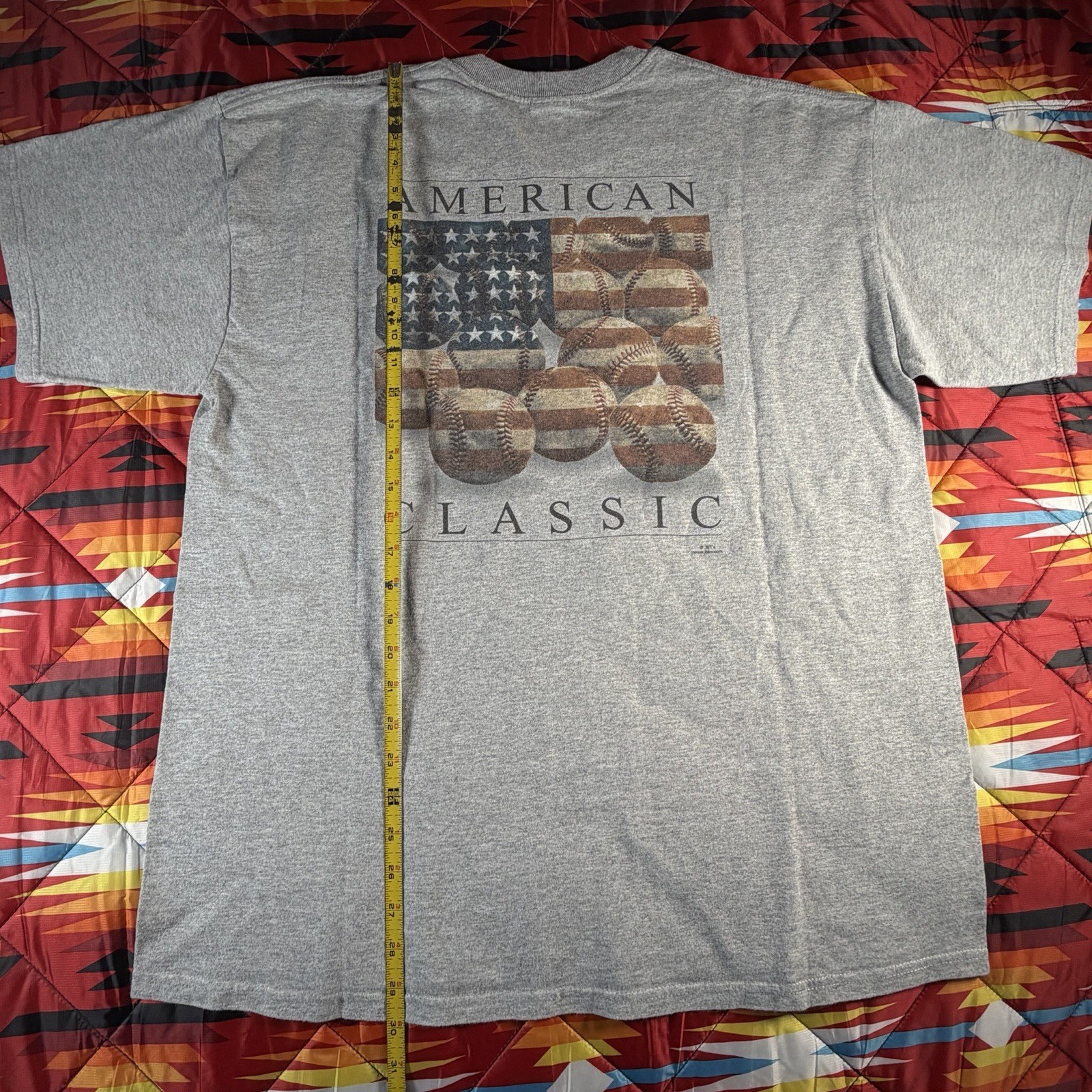 Gildan Mens American Classic Baseball T-Shirt Gray XL Sports Summer America gallery
