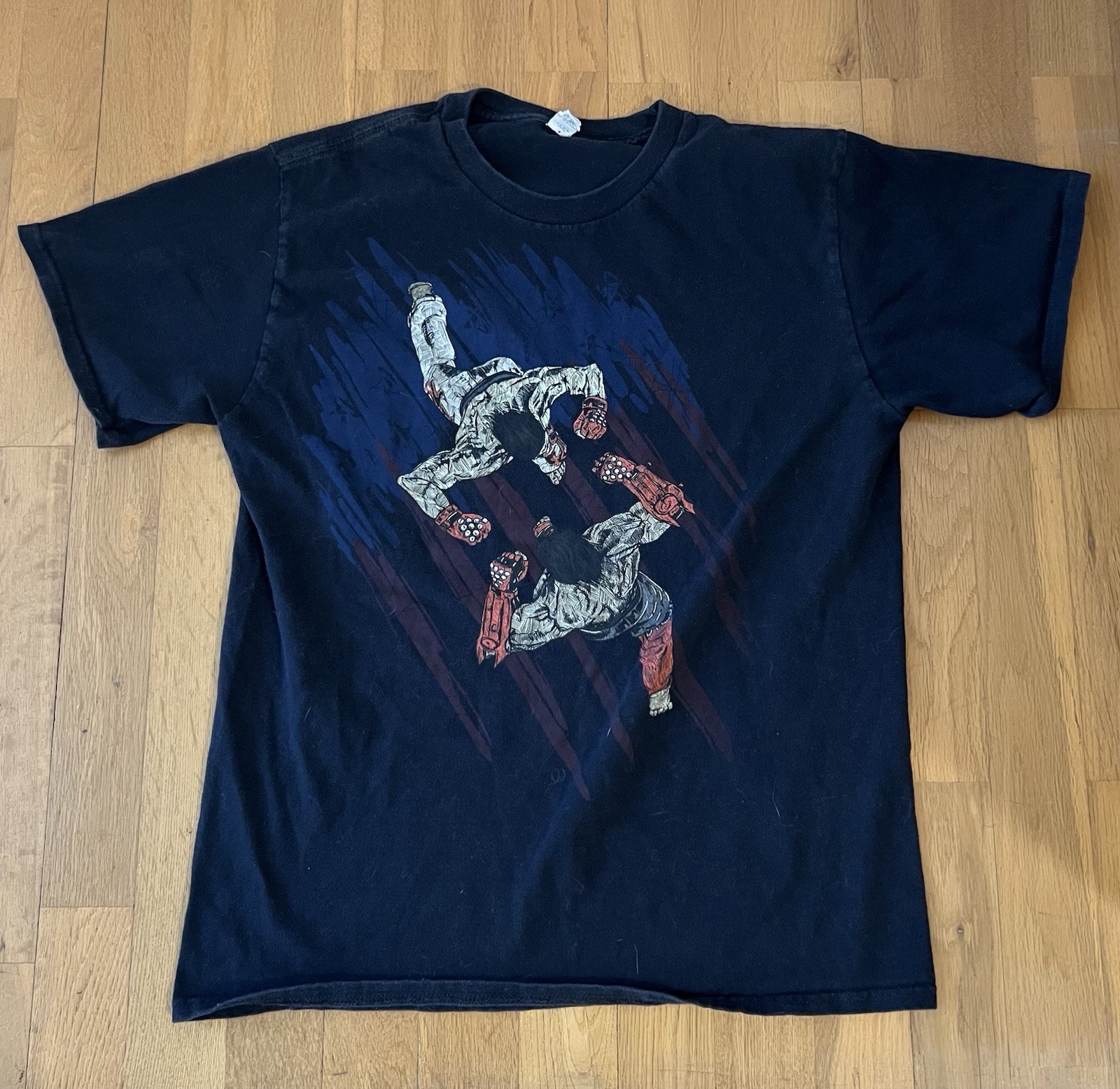 2016 Tekken 7 Shirt M - N.A. The King Of Iron Fist Tournament Bandai Namco 👾 gallery