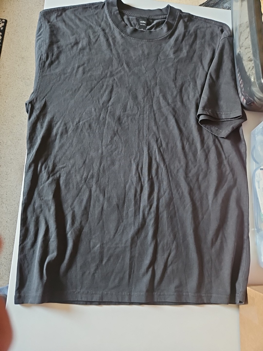 As Colors Heavy Weight 6.5 oz 22-singles 100% Combed Cotton T Shirt Size L Black gallery