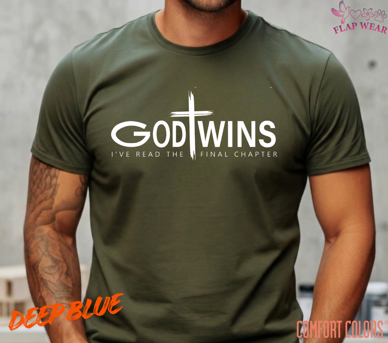Unisex God Wins T-Shirt, Men T shirt,Women T shirt Gift Christian Cross Bible G gallery