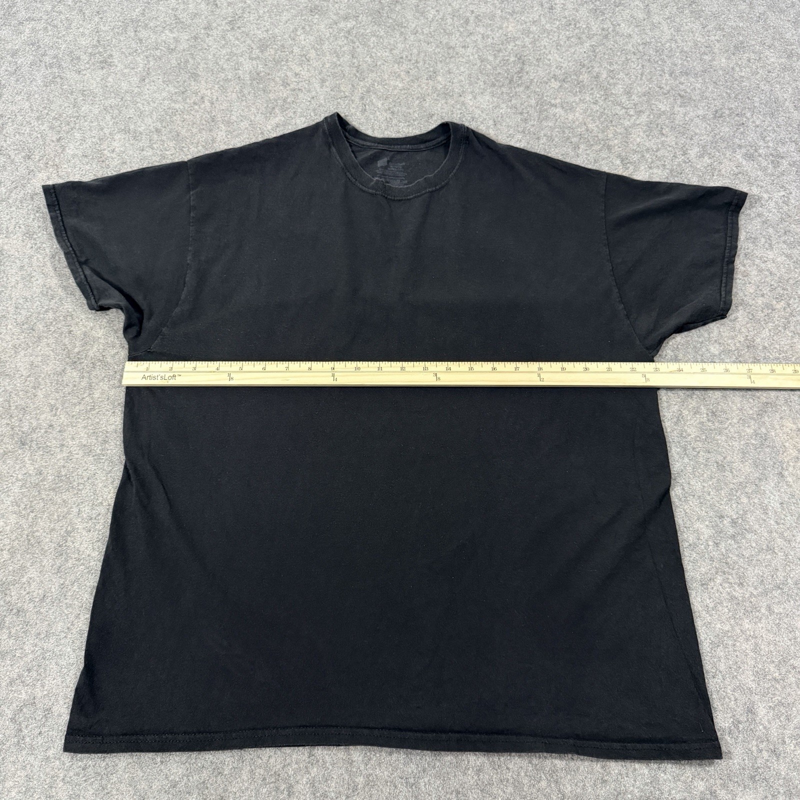Hanes ComfortSoft Short Sleeve Casual T-shirts Size XL Black 100% Cotton Made gallery