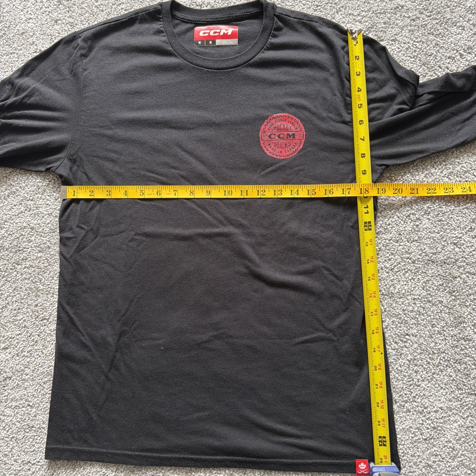 CCM Hockey Sticks Black Long Sleeve | Size M gallery