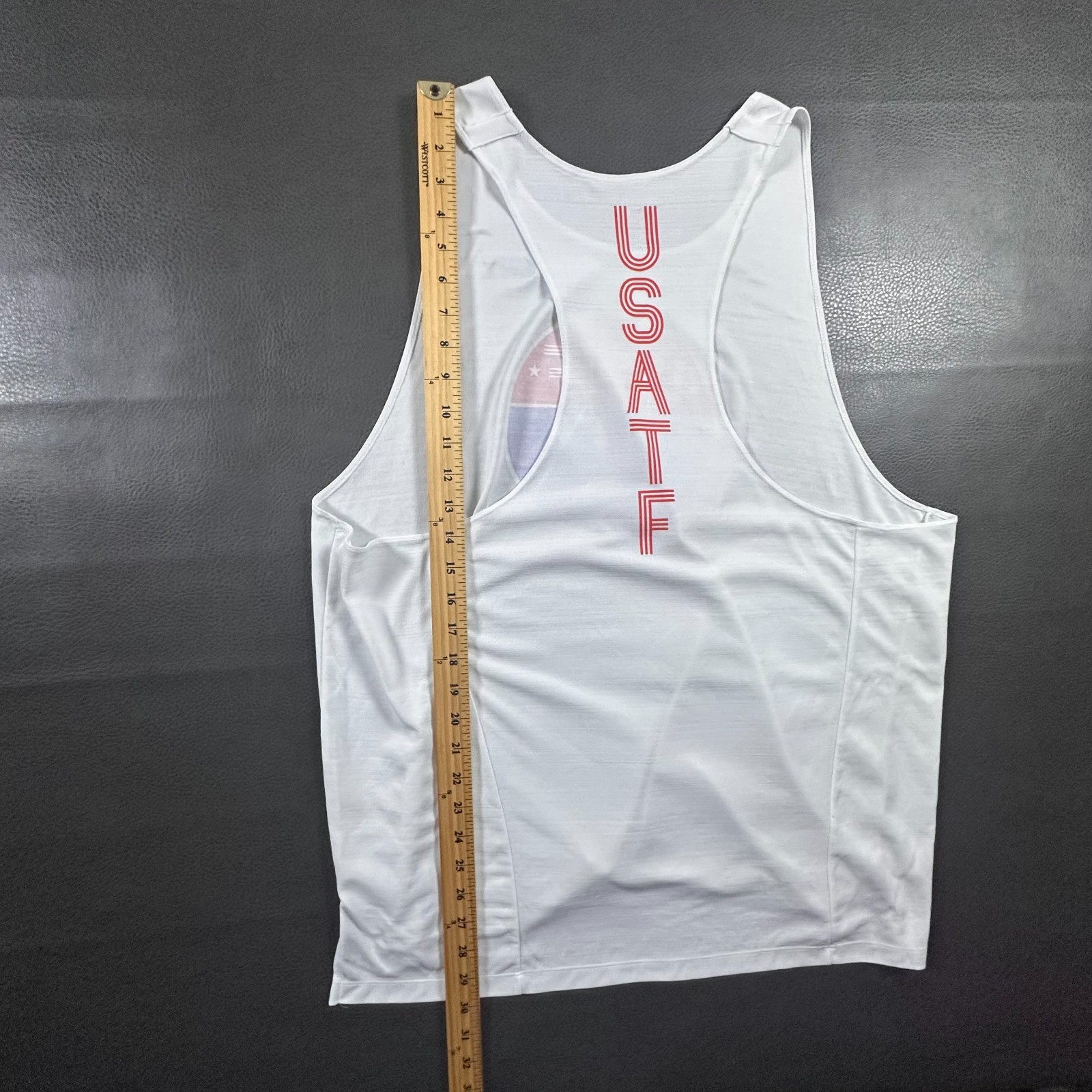 Nike Singlet Mens 2XL White USATF Track And Field Team United States Running gallery