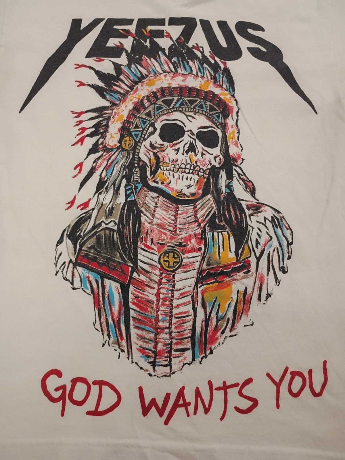Kanye West Yeezy God Wants You Tour Shirt Size Medium 2013 gallery