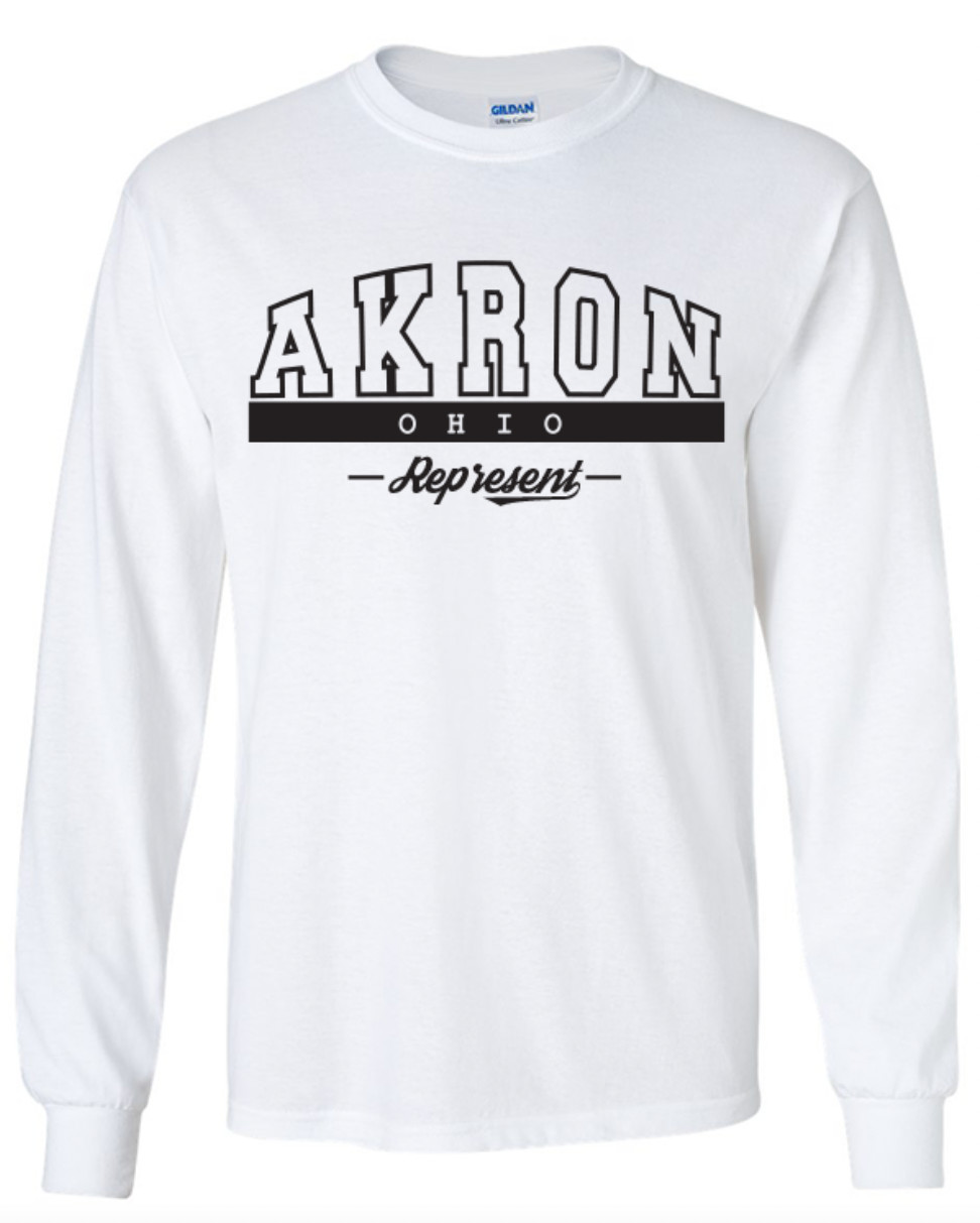 Akron Ohio State T-Shirt Long Sleeve Graphic Tees Unisex Apparel Design gallery
