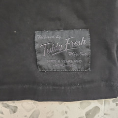 Teddy Fresh Embroidered Gold Chain Black T-Shirt Mens M