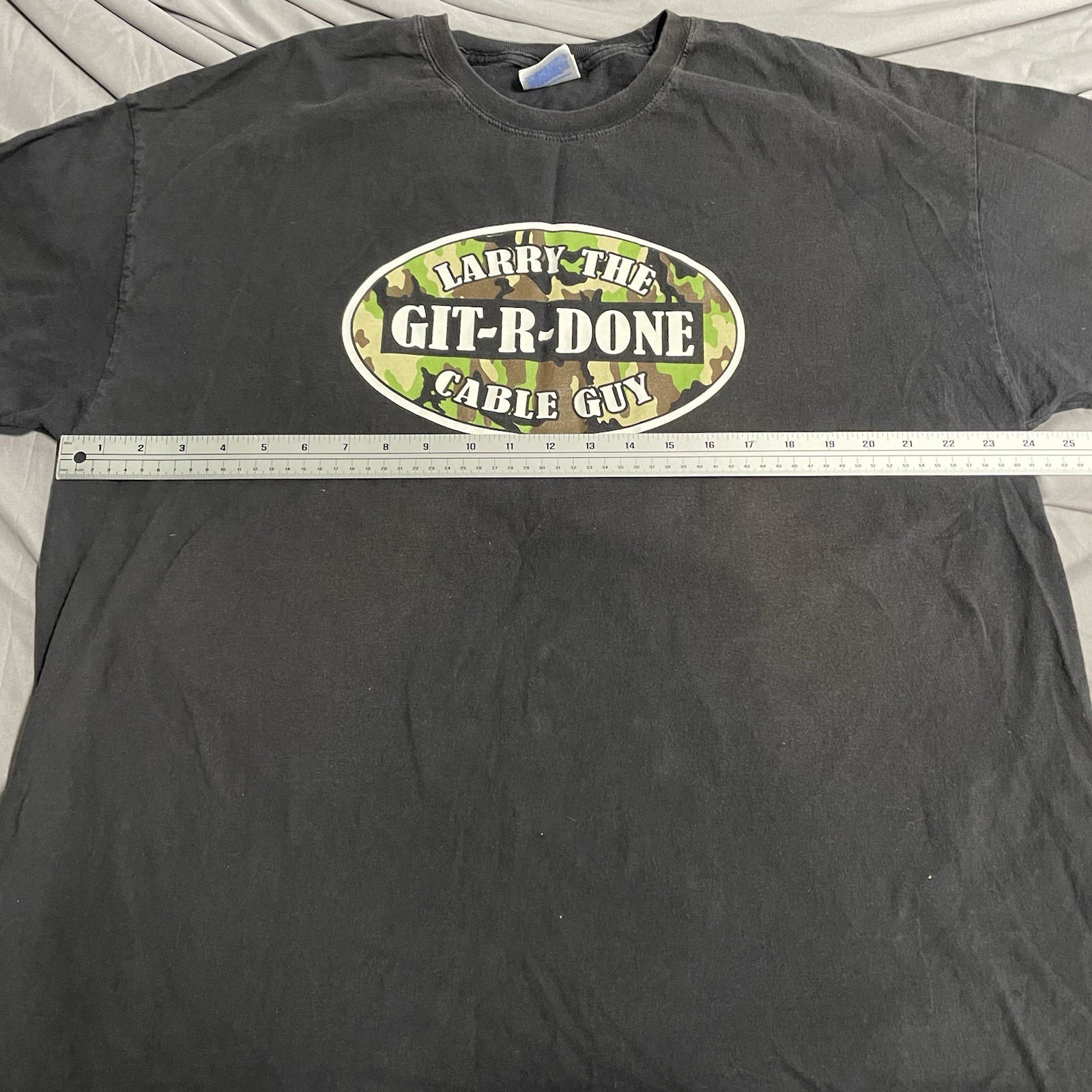 Vintage 2000s Larry The Cable Guy Git R Done Comedy Tour 2009 T Shirt Size XXL gallery
