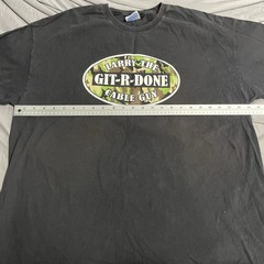 Vintage 2000s Larry The Cable Guy Git R Done Comedy Tour 2009 T Shirt Size XXL