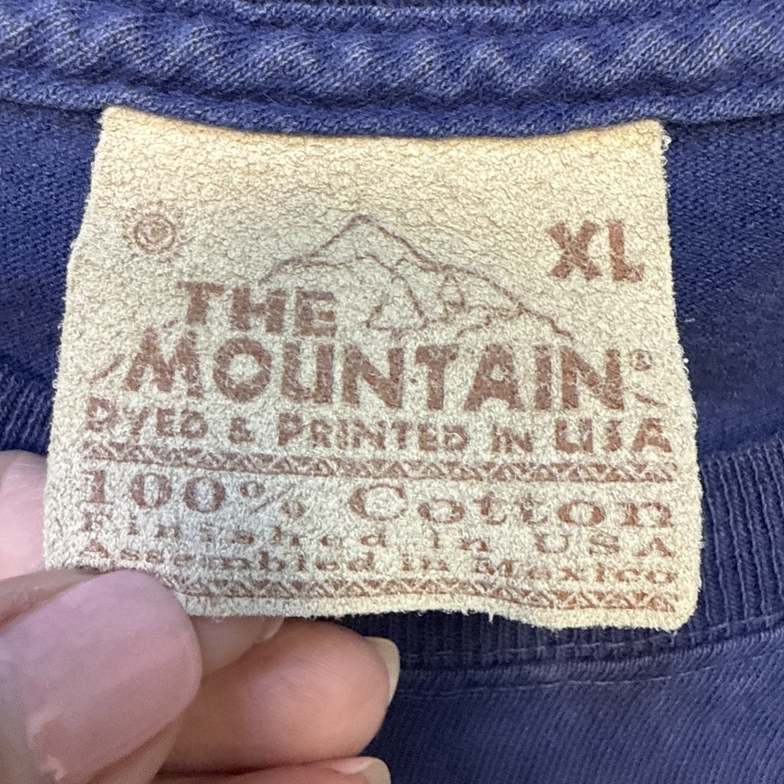 Vtg Y2K The Mountain Tie Dye T-shirt XLarge Purple Pixie Fairy Graphic gallery