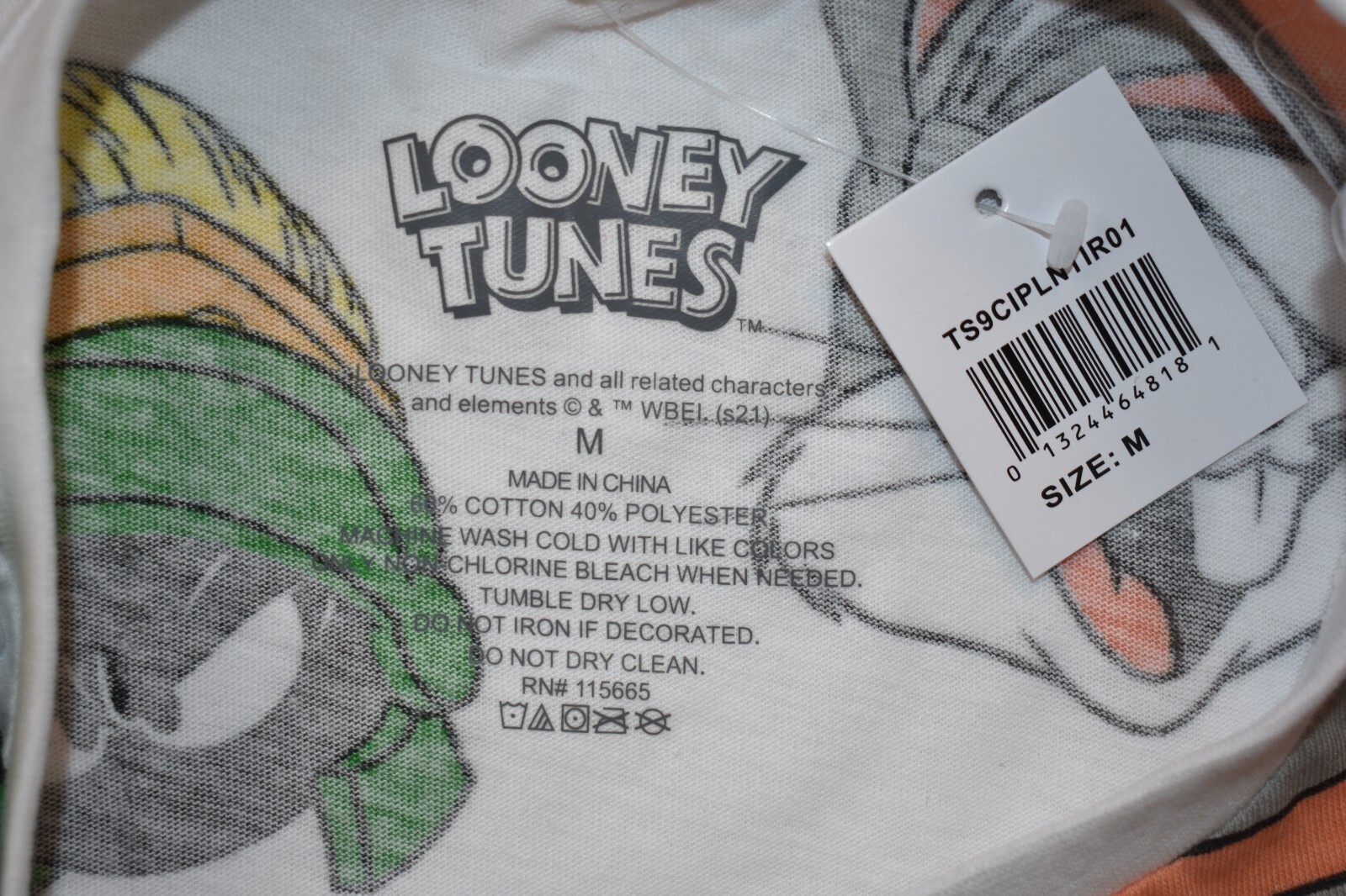 Looney Tunes Mens Classic Cartoon Characters All Over Print Shirt NWT S-XL gallery
