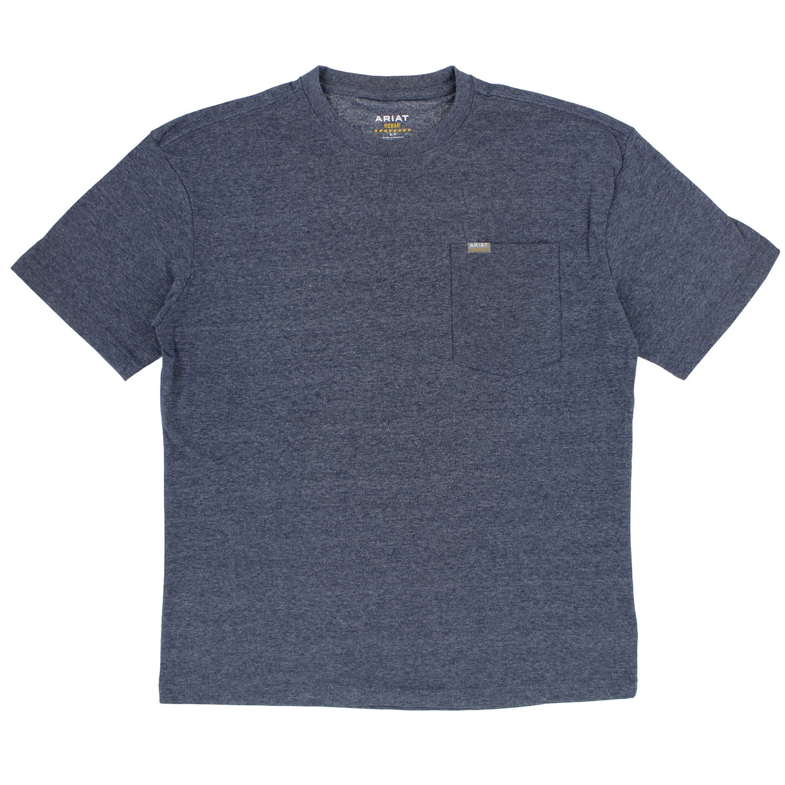 Ariat Rebar Men's Work T-Shirt Short Sleeve Pre-Shrunk Cotton Strong One-Pocket gallery