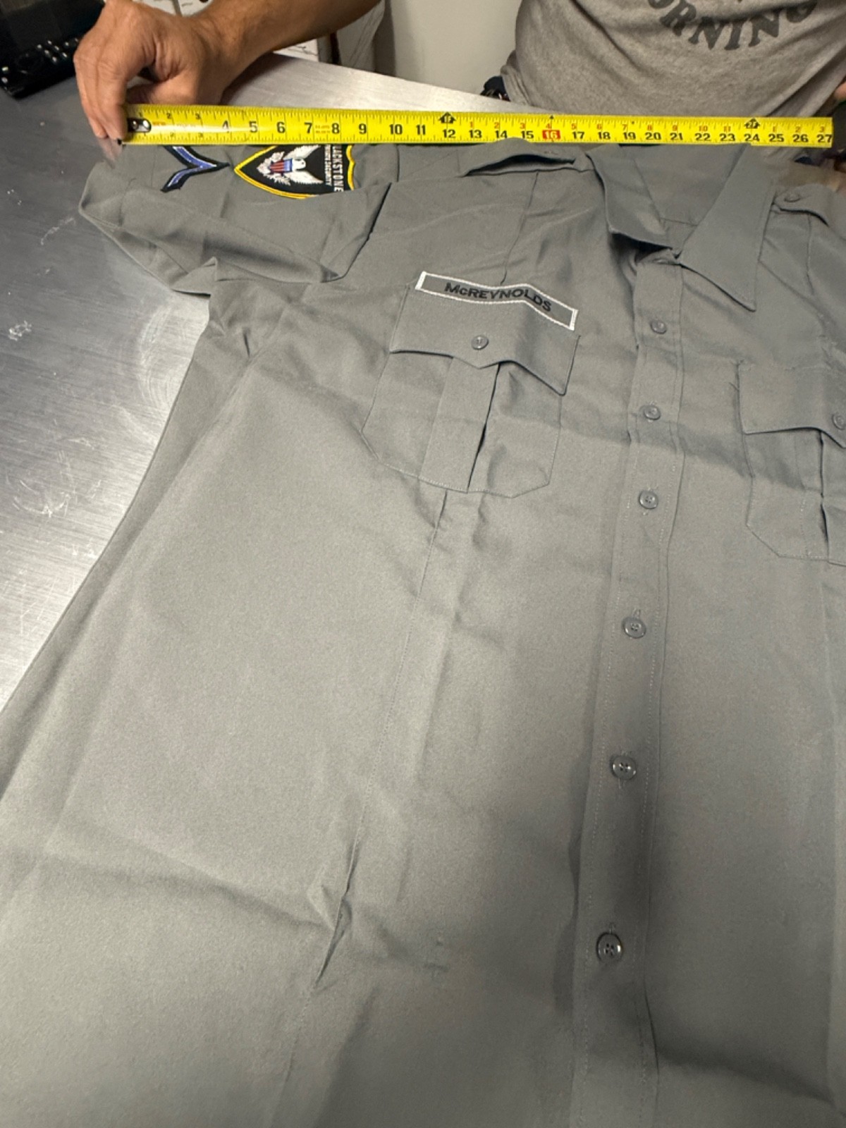McReynolds BlackStone Private Security Shirt Uniform 2XL 18-18.5 Short Sleeve gallery