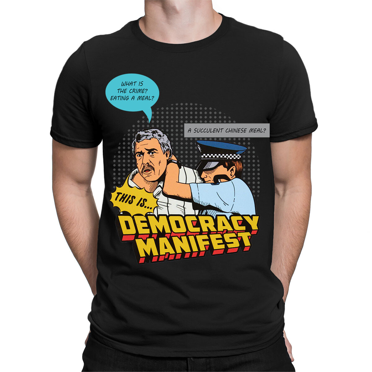 Chinese Meal Funny This Is Democracy Manifest Mens Womens T-Shirts Top #TA-21 gallery