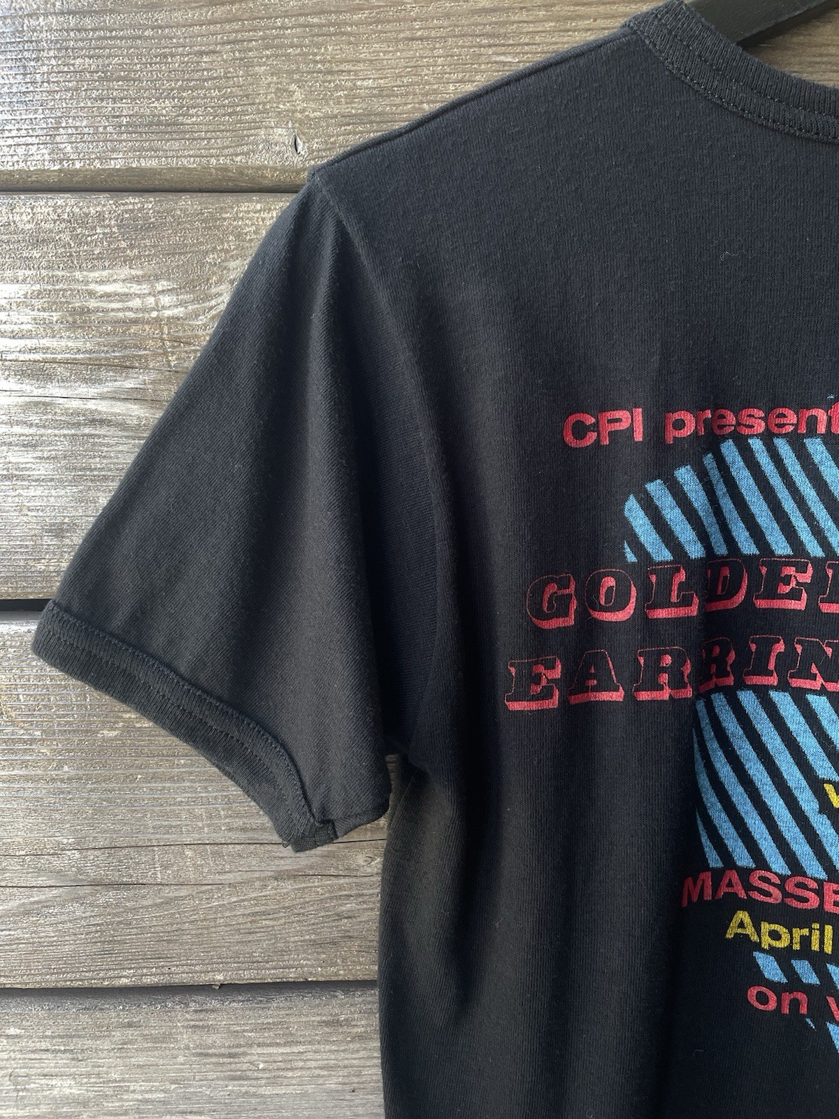 Vintage 1980s Johnny Winter Tour Massey Hall Small Tshirt 1985 Rock Band Tee gallery