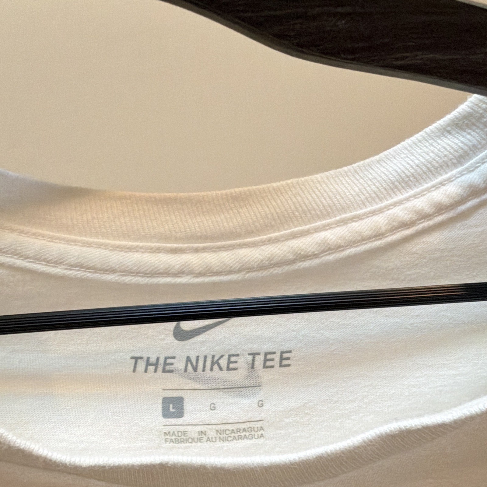 Nike EYBL Basketball Dri Fit T Shirt White Graphic Tee Men’s Size L Rare gallery