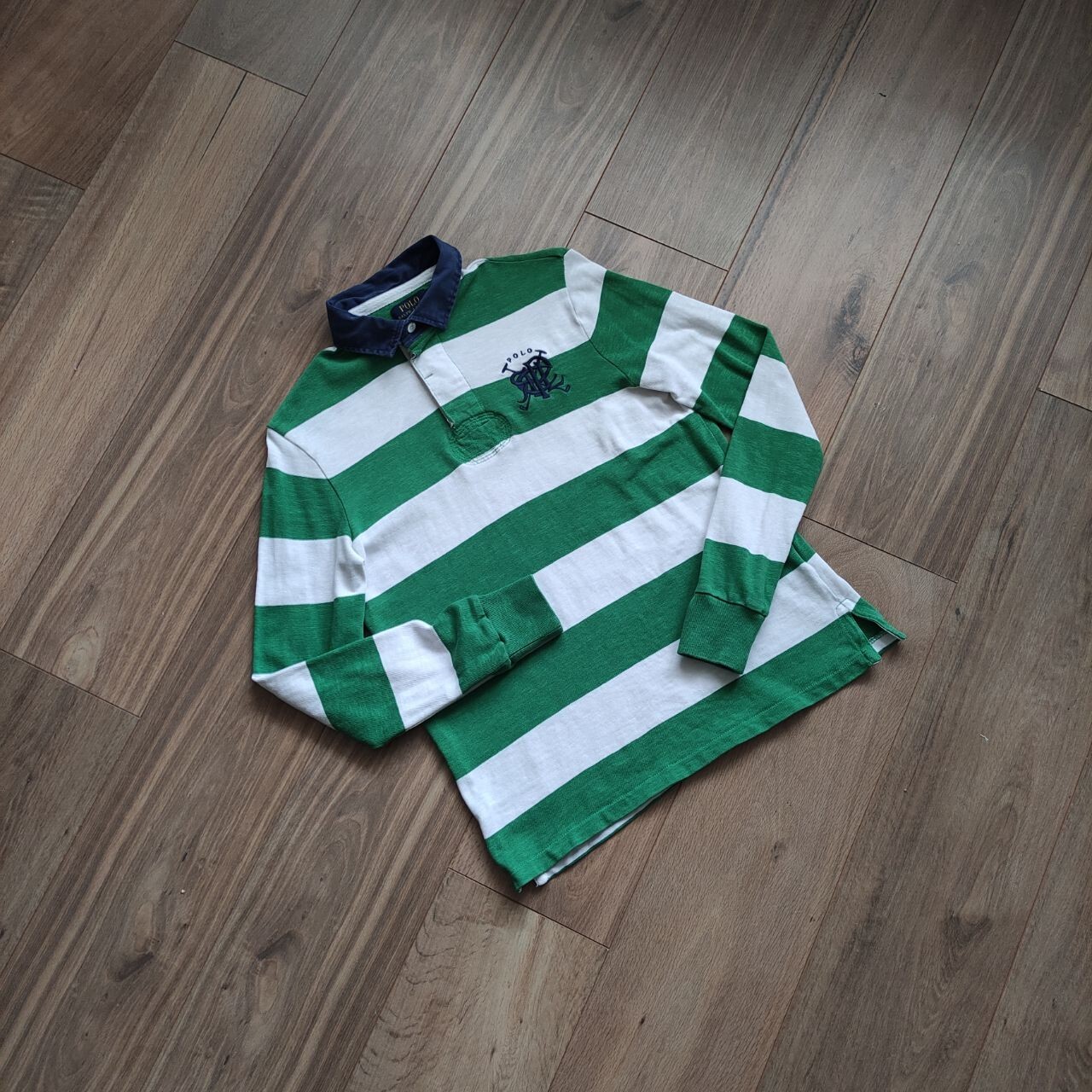 Polo Ralph Lauren Rugby PRL 67 Open Regatta Striped Long Sleeve Shirt , Size S gallery
