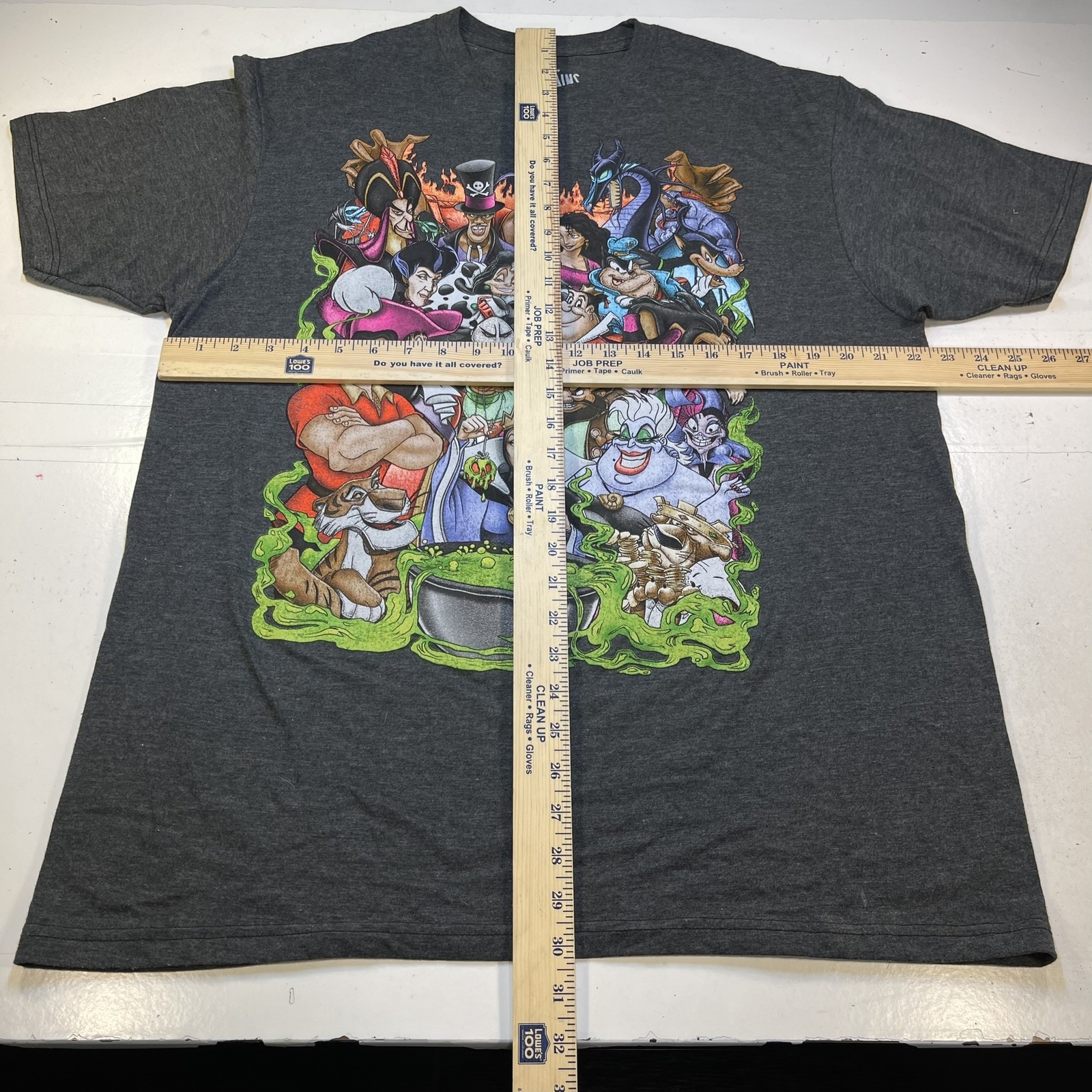 DISNEY DISNEYLAND VILLAINS VILLAIN EVIL QUEEN TEE T SHIER Mens XL Gray gallery