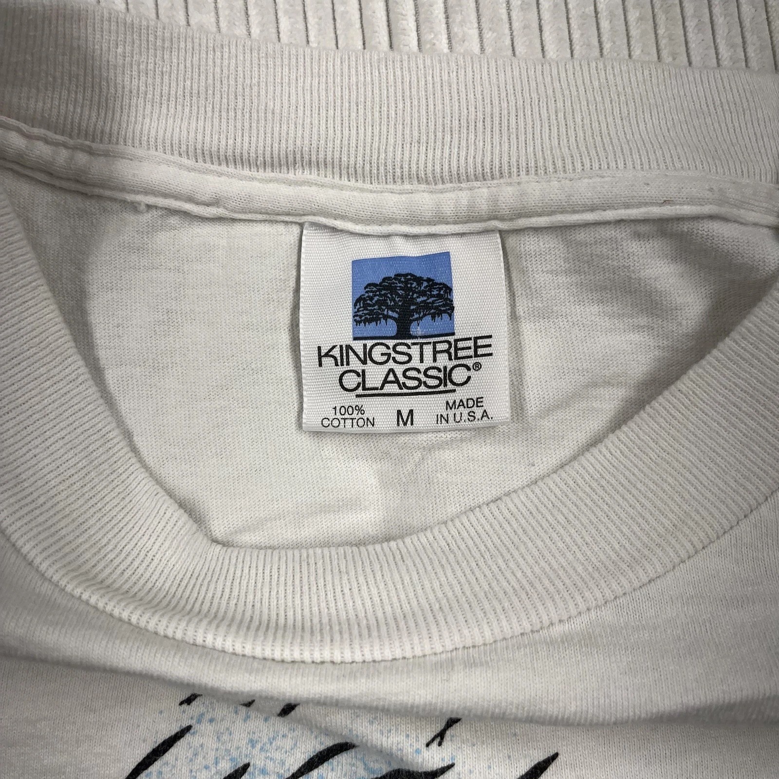 Vintage Kingstree Classic Shirt Mens M White Sea World Orca Graphic Tee 90s USA gallery