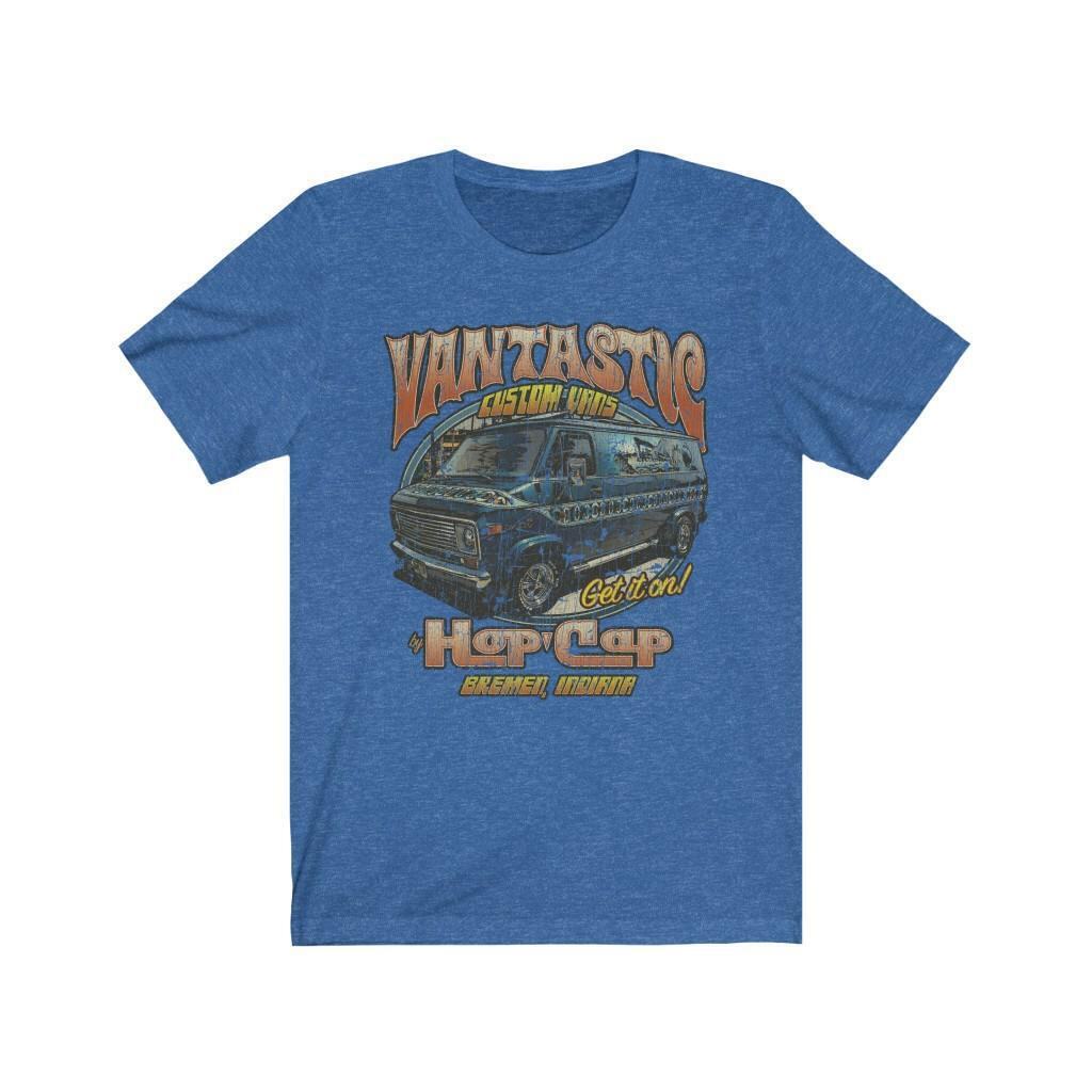 Vantastic Custom Vans by Hop Cap 1971 Vintage Men's T-Shirt gallery