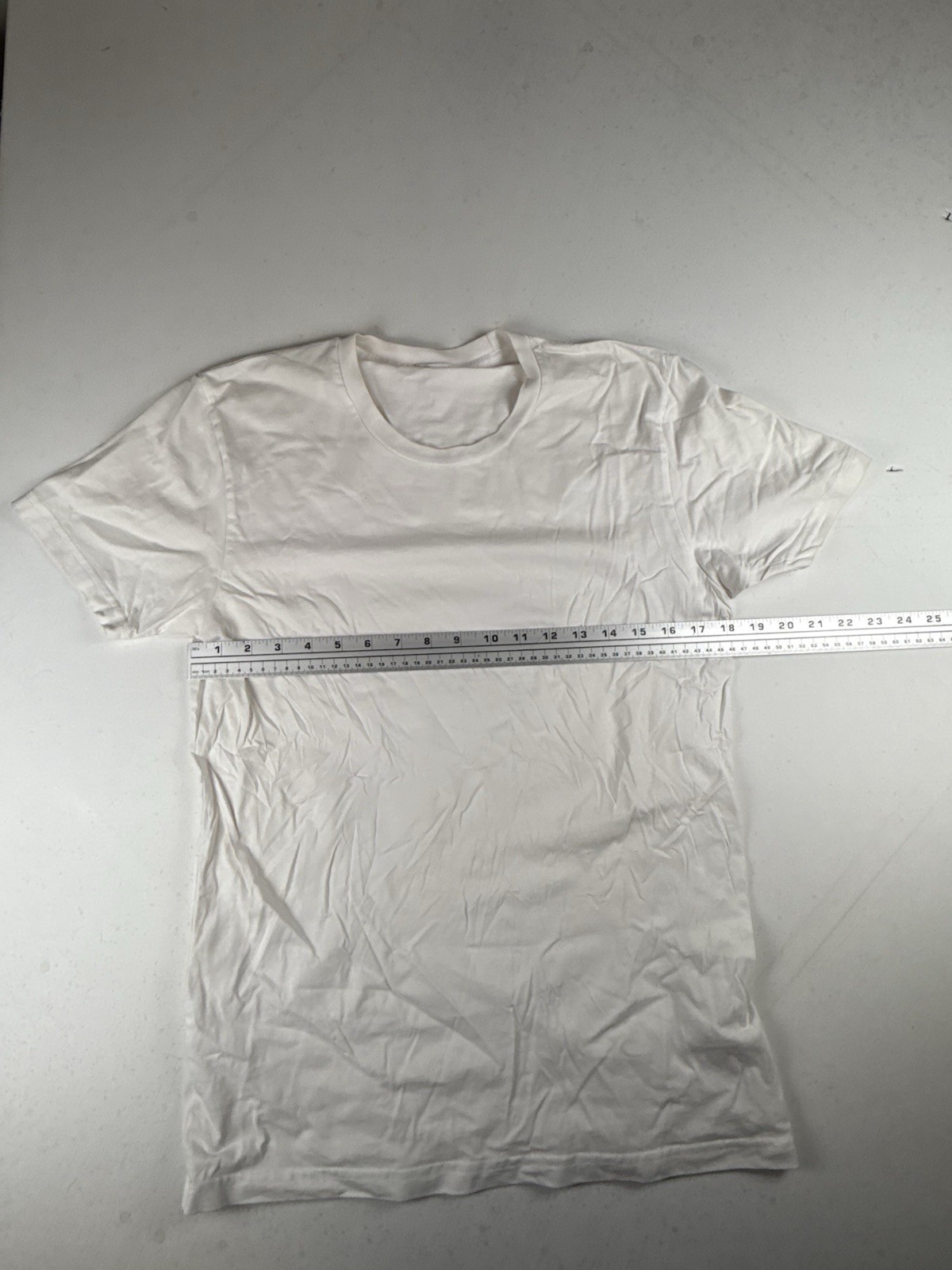 Son of a Tailor White 100% Supima Cotton Short Sleeve Crewneck T-Shirt Men Small gallery