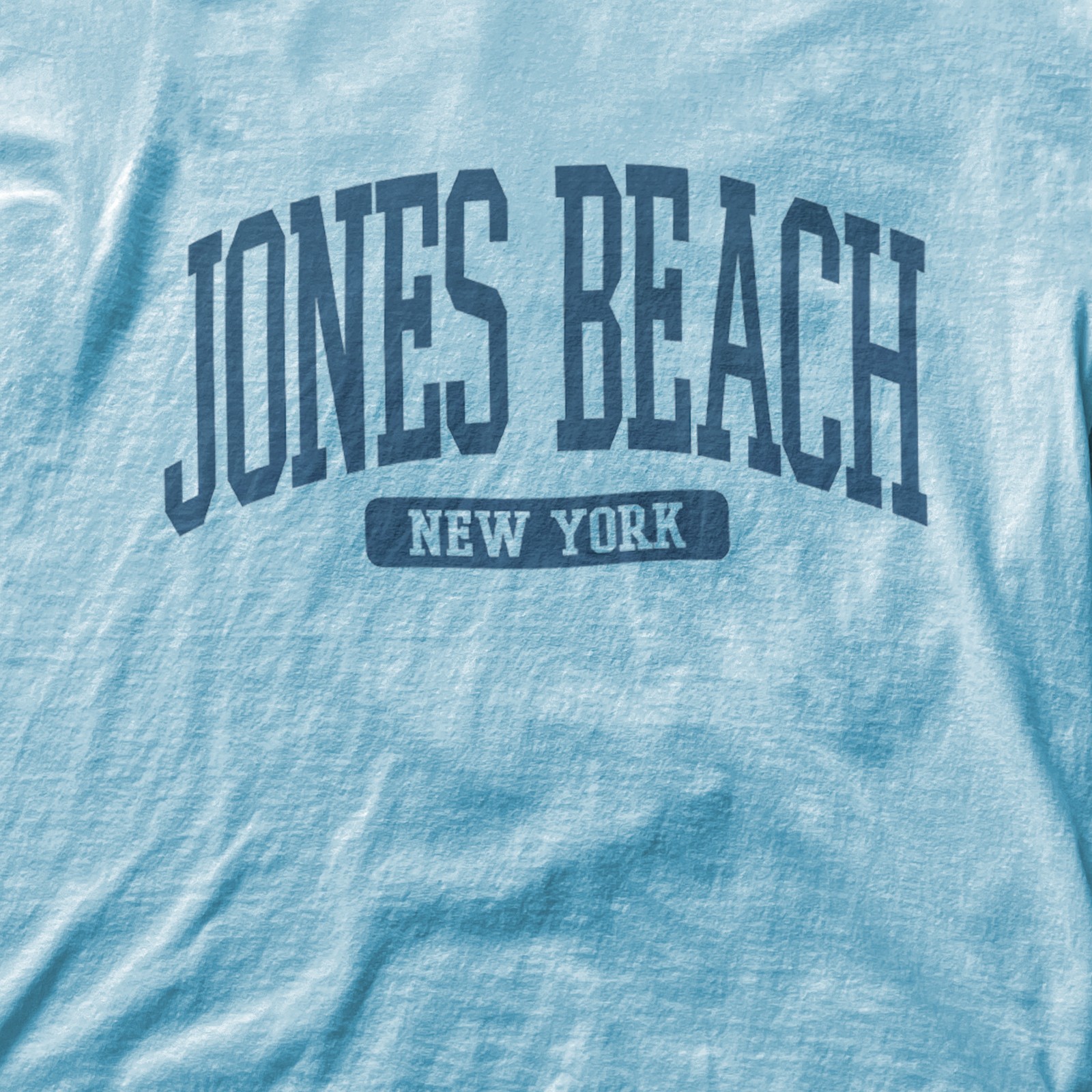 Jones Beach New York Souvenir Simple Summer Aesthetic T-Shirt Light Blue gallery