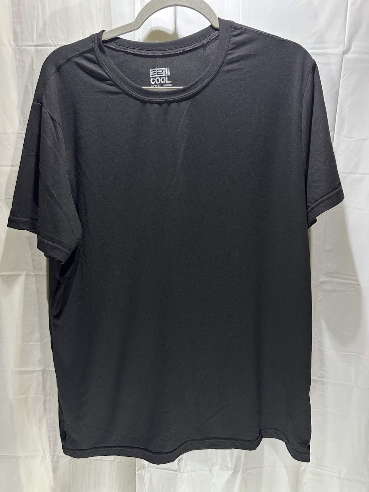 32 Degrees Cool Mens XL Short Sleeve Shirts Black