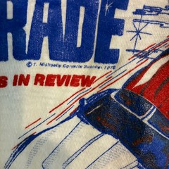 Vtg 1978 World Largest Corvette Parade Shirt XL (Fit M) Single Stitch Paper Thin