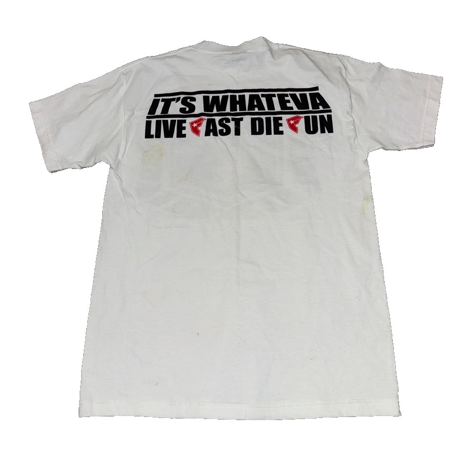 Famous Stars & Straps Federation Tee Mens M Double Sided Live Fast Die Fun gallery