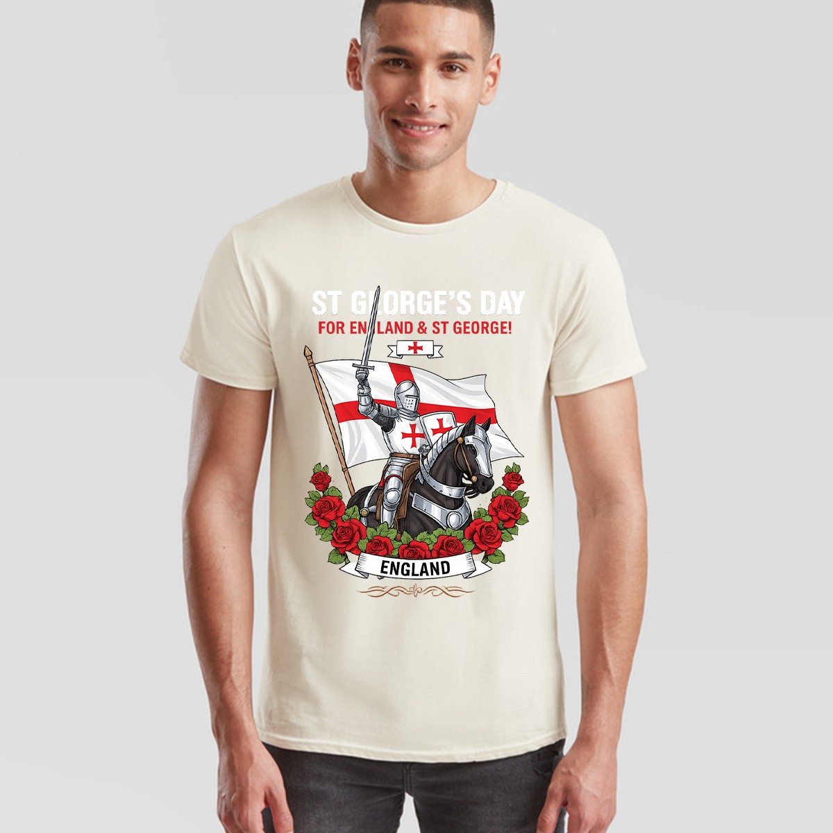 St Georges Day Outfit Idea Unisex Knight Horse Saint George Tshirt gallery