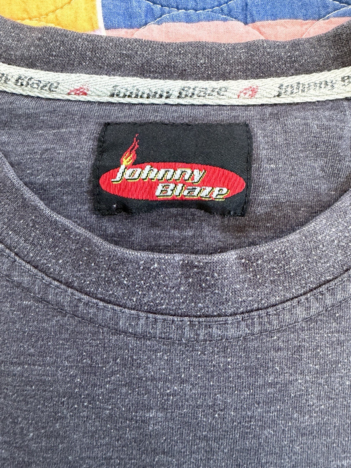 Vintage 90’s Johnny Blaze Long Sleeve Shirt Rap Tee Wutang Hip Hop Rare gallery