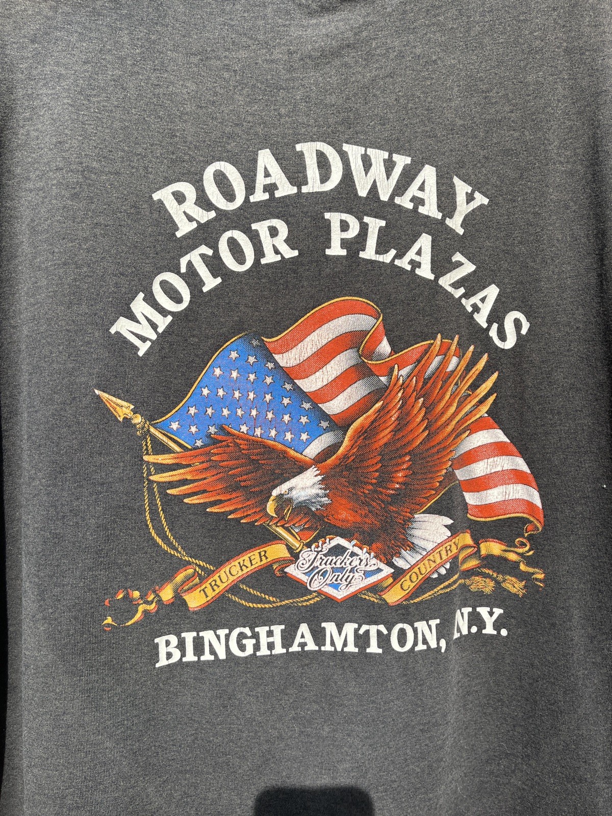 Vintage 3D Emblem Truckers Only 1988 Shirt Truck Stop Harley Single Stitch XL gallery
