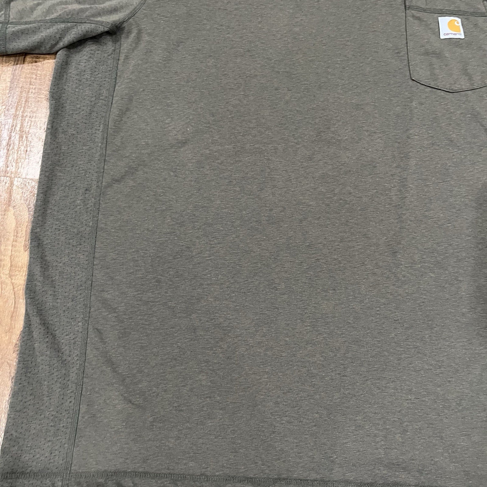 Carhartt Force Pocket T-Shirt Mens 4XL Olive Green Army Relaxed Fit TK6652-M gallery