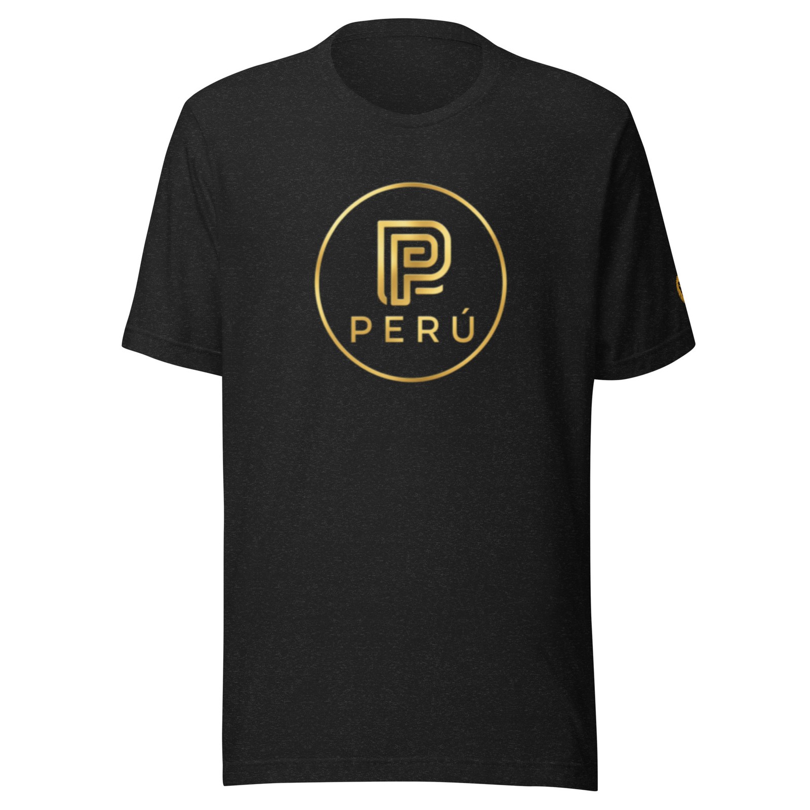 Peru Gold Logo Premium Organic Cotton Unisex Tee | BUSENETA gallery