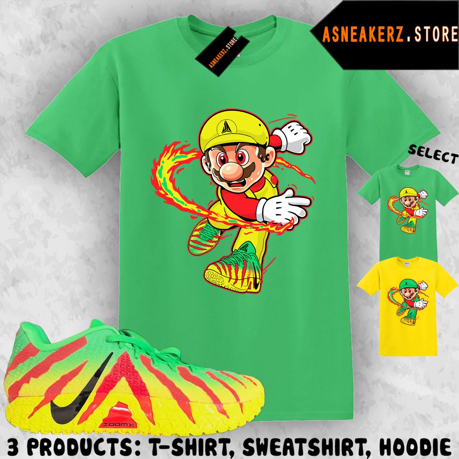 Tee Shirt Matching Ja 3 Jurassic Park Explorer Match Sneaker Sneakerhead Mario gallery