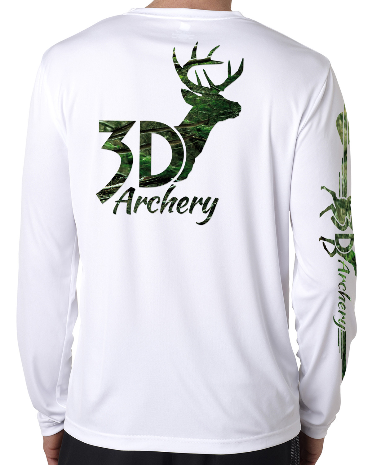 3D Archery microfiber bow hunting long sleeve t shirt 50+ uv camo compound bow gallery