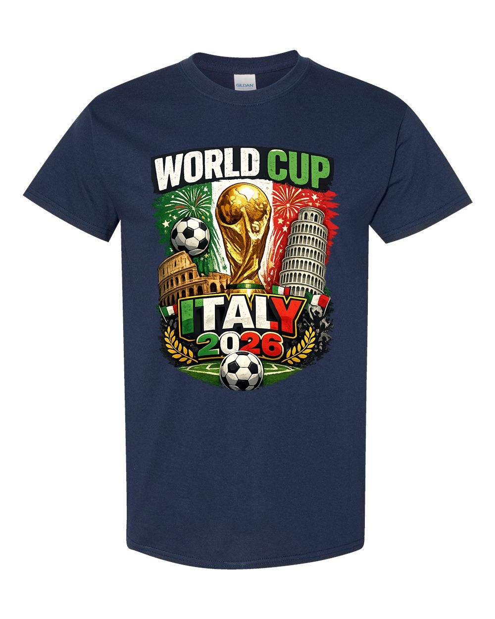 Italy Soccer 2026 World Cup Style Unisex T-Shirt German Fan Shirt Football gallery