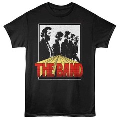 The Band – Rectangle – American Classics – Black Adult Short Sleeve T-Shirt