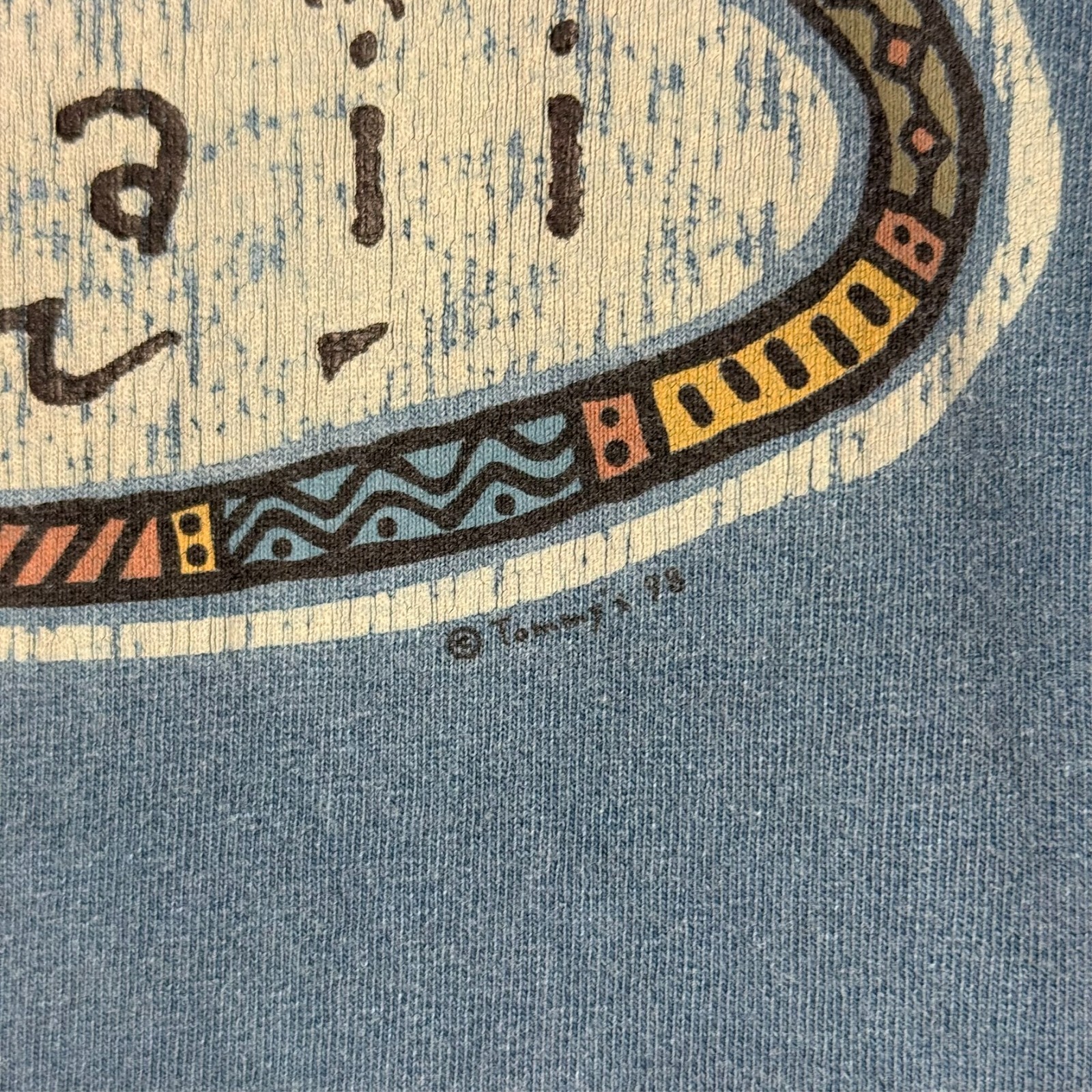 Hawaii Tank Top Shirt Mens Medium Alstyle Apparel Activewear Blue gallery