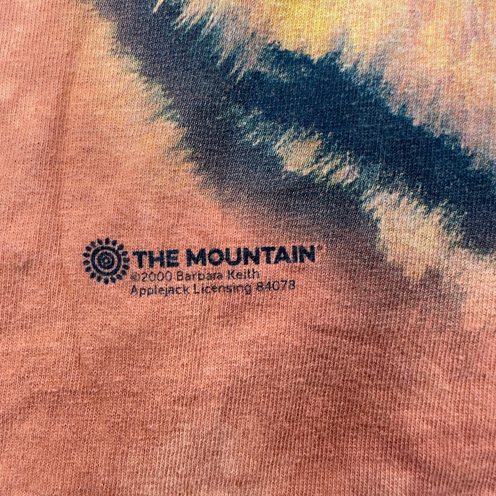 Vtg The Mountain Shirt Men's Medium 2000 Barbara Keith Orange Tie Dye Tiger King gallery