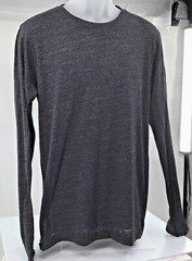 Long Sleeve T Shirts, Tri Blend Charcoal G Bella + Canvas – Signature Textures