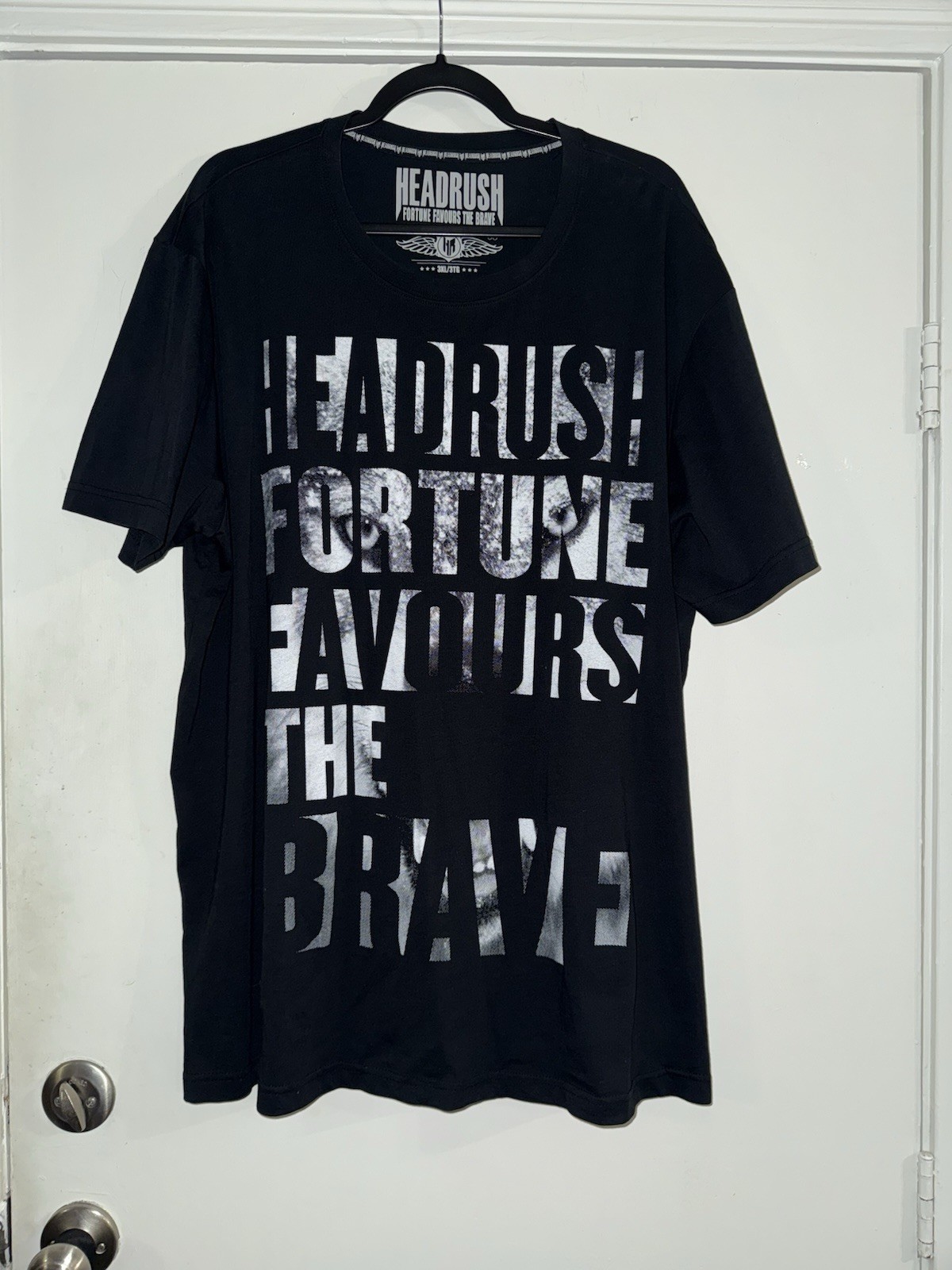Head Rush Shirt Men’s XXXL * 3XL * Short Sleeve Fortune Favours The Brave