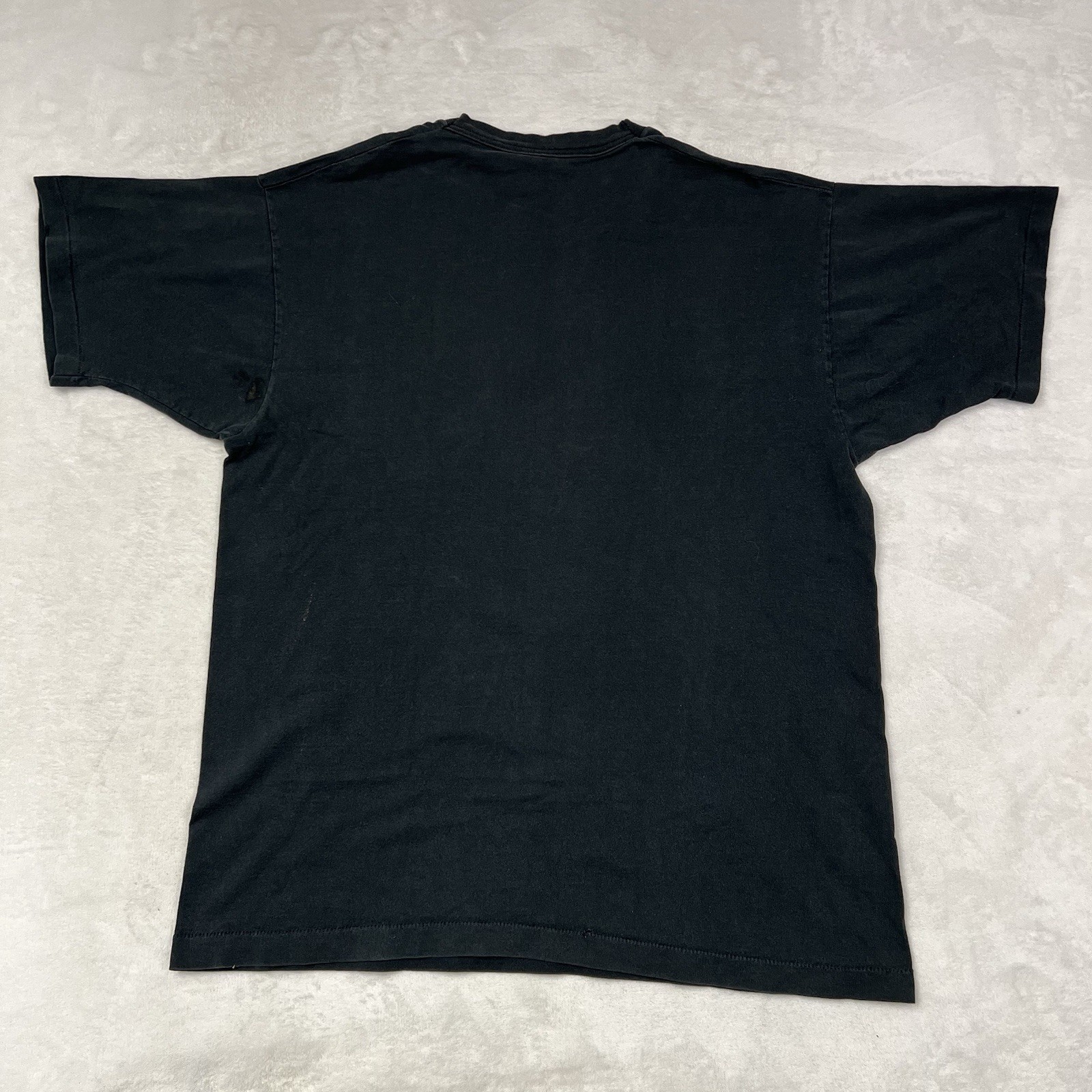 Vintage The Tick Motorcycle Fox Network 1997 Men's XL T-Shirt Cartoon Black gallery