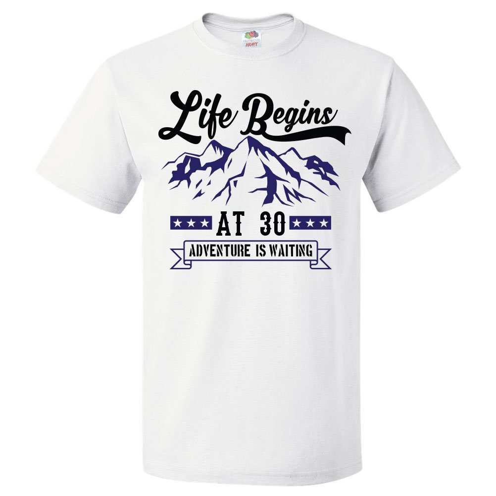 30th Birthday Gift For 30 Year Old Life Begins T Shirt