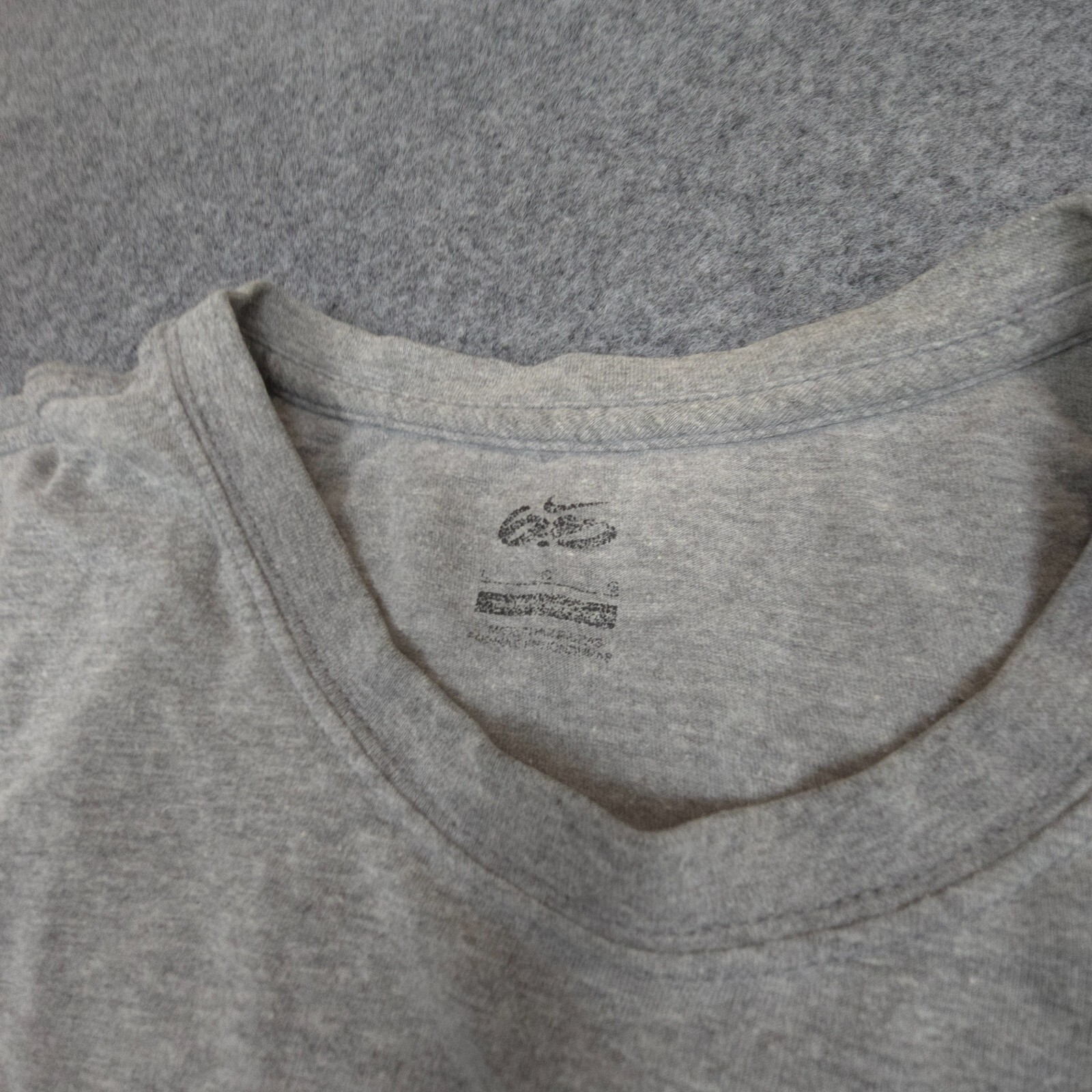 Nike Shirt Mens LARGE grey short sleeve cotton eagle 6.0 regular TShirt Size L gallery