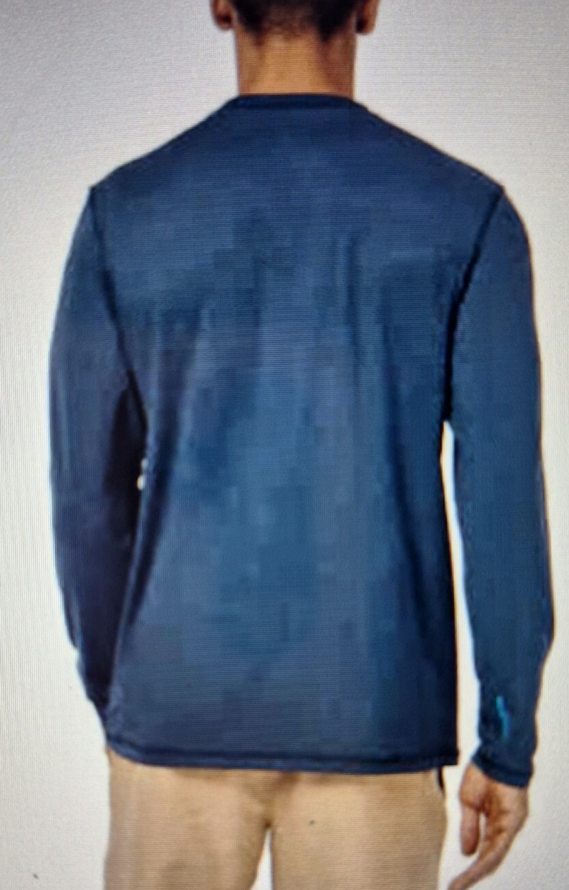 Hang Ten Men's UPF 50+ Protection Quick Dry Sun Tee Shirt Blue Size XL New gallery