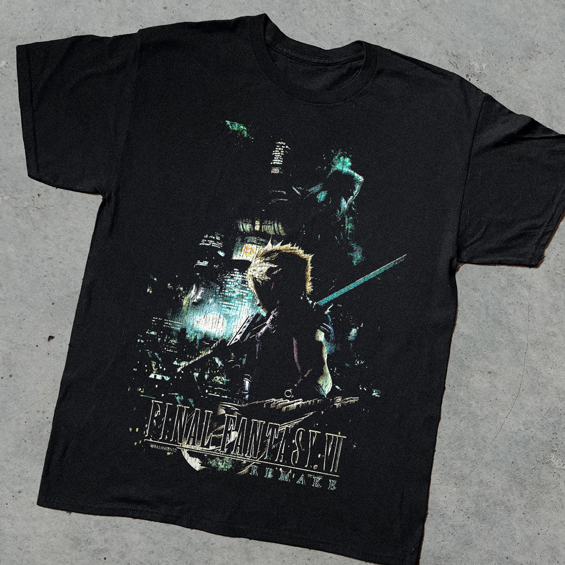 Final Fantasy VII Vintage Gaming PS1 T-Shirt S-5XL gallery