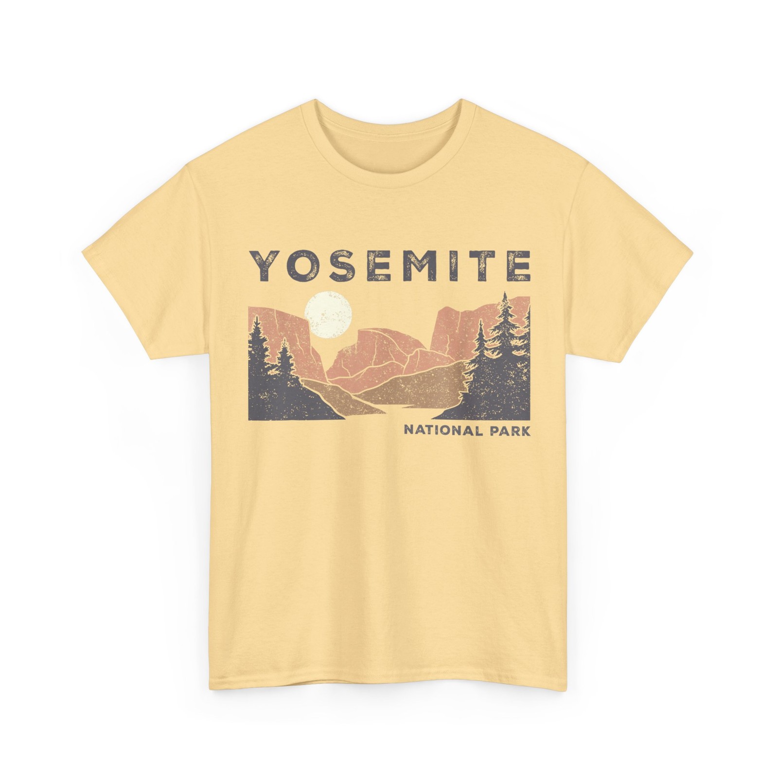 Retro Yosemite Half-Dome National Park Vintage Womens Mens T-Shirt gallery