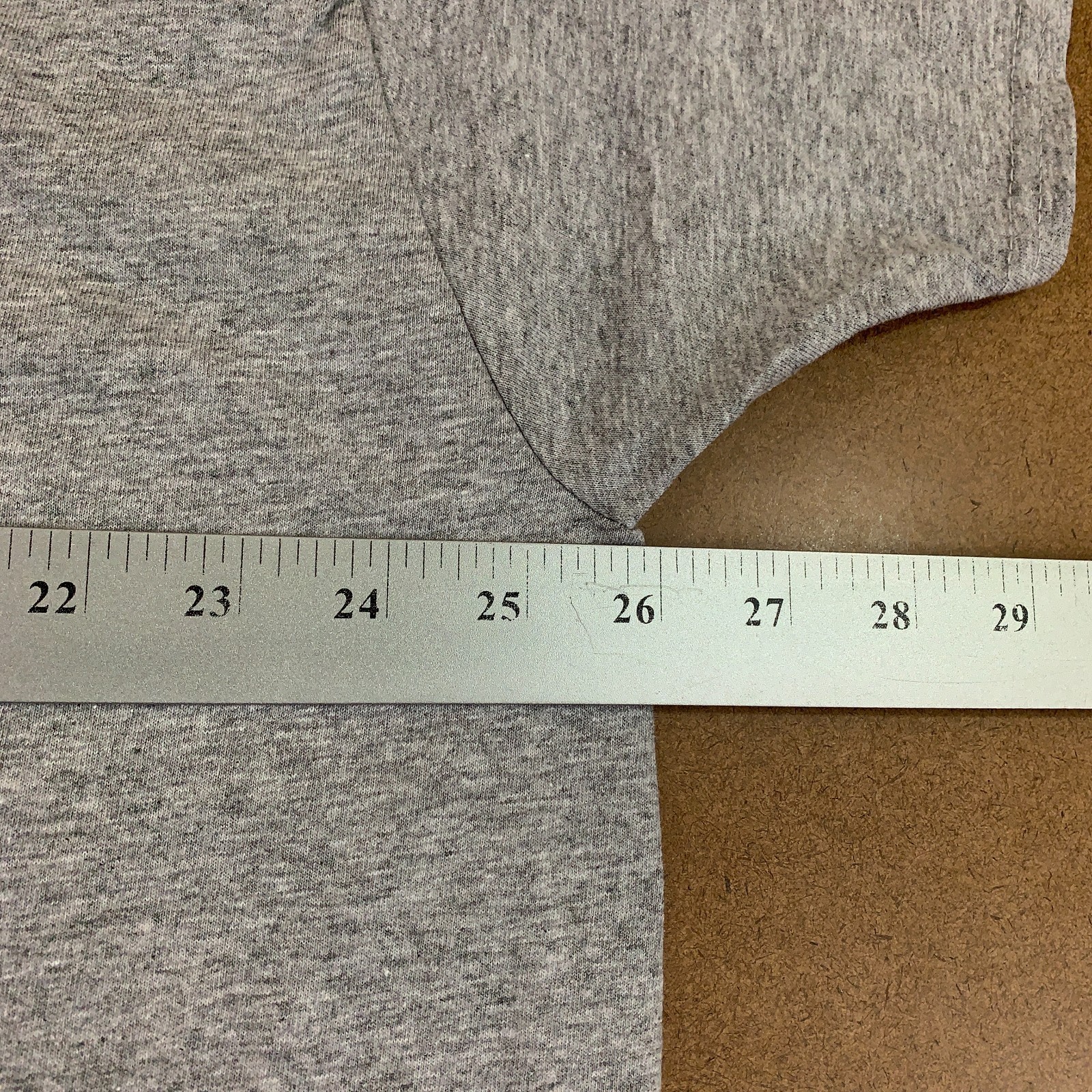 Hanes Comfort Soft Mens Size 2XL Heather Gray Short Sleeve Pocket T-Shirt New gallery