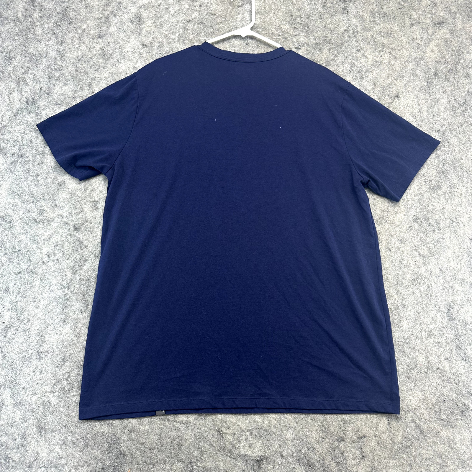 New Era Shirt Mens Extra Large Blue Orange Graphic Logo Spellout Print gallery