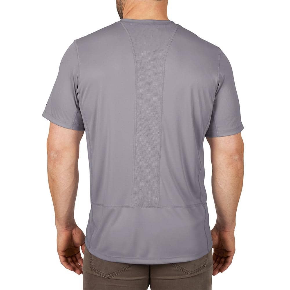 Milwaukee Men's Work Skin Gray Medium Weight Performance Short-Sleeve T-Shirt gallery